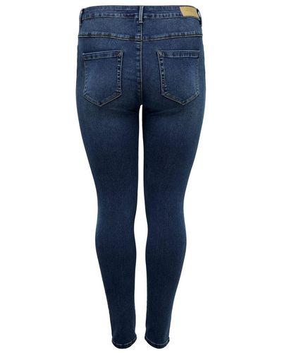 Only Carmakoma Regular-fit-Jeans CARROSE HW SKINNY DNM GUA939 BF in Blau |  Lyst DE