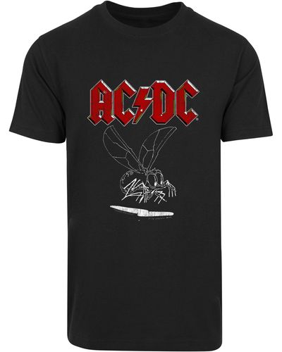 Print Band Stiff Herren AC/DC T- Lightning Lip Shirt für in F4NT4STIC DE Lyst Schwarz | Upper