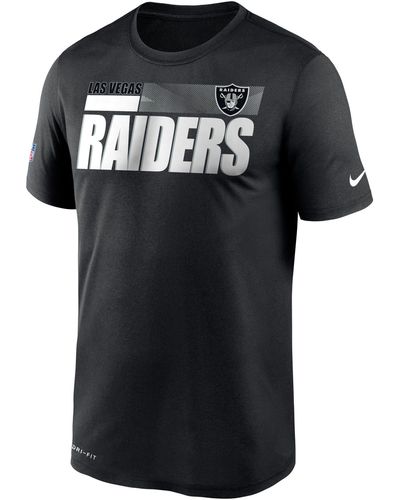 Nike Print-Shirt DriFIT Legend SIDELINE Las Vegas Raiders - Schwarz