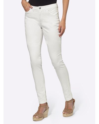 heine Bequeme Jeans - Weiß