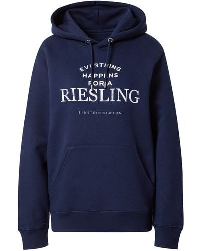 EINSTEIN & NEWTON Sweatshirt Riesling (1-tlg) Plain/ohne Details - Blau