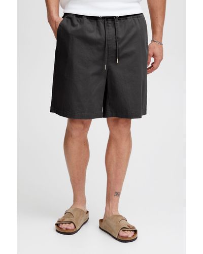 Solid Chinoshorts SDJoe Elasticated elastische Shorts mit Taschen - Schwarz