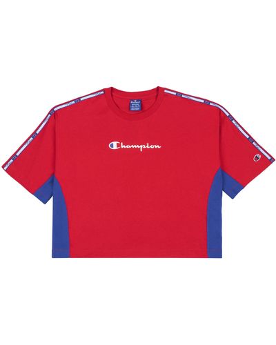 Champion - Crewneck T-Shirt 113345 - Rot