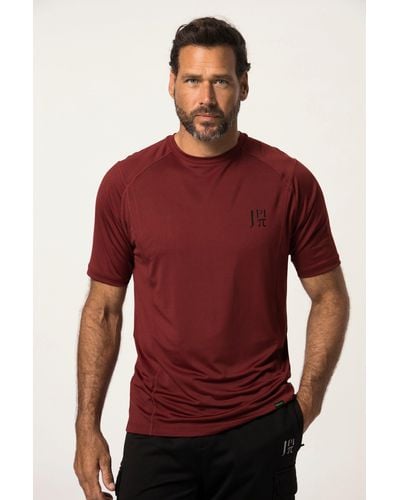 JP1880 T- Funktions-Shirt FLEXNAMIC® Fitness Halbarm - Rot