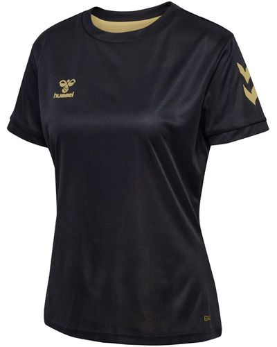 Hummel T-Shirt 24C Reversible Poly Tee Woman - Schwarz