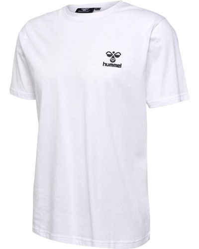 Hummel Kurzarmshirt hmlFav Logo T-Shirt WHITE - Weiß