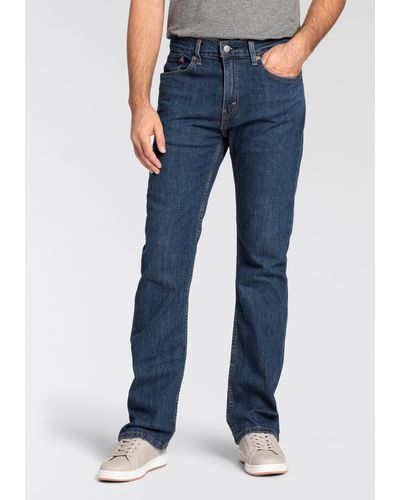 Levi's Levi's® Bootcut-Jeans 527 SLIM BOOT CUT in cleaner Waschung - Blau