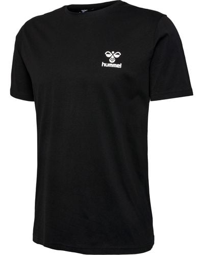 Hummel Kurzarmshirt hmlFav Logo T-Shirt BLACK - Schwarz