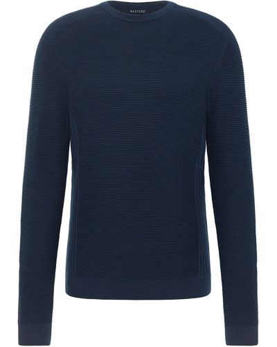Mustang Sweater Strickpullover - Blau