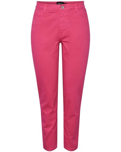 Pieces Mom-Jeans - Pink