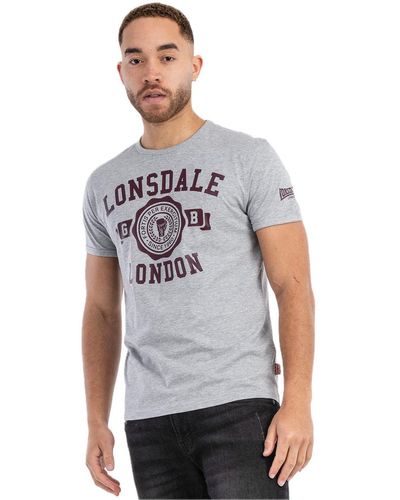 Lonsdale London T-Shirt Murrister - Grau