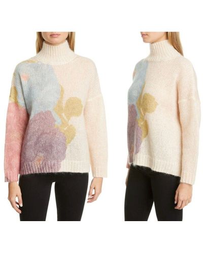 Valentino Camellia Blend Strickpullover Sweater Pullover Pulli - Schwarz