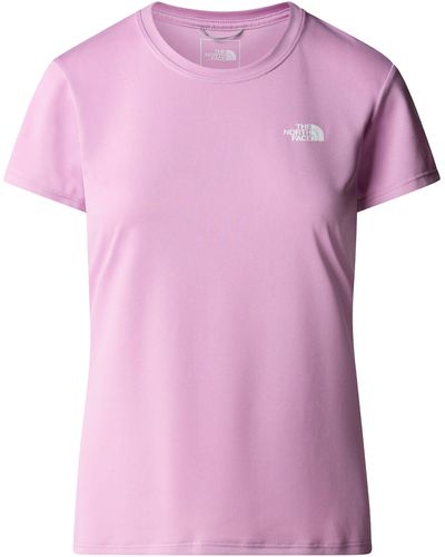 The North Face T-Shirt W REAXION AMP CREW - Pink