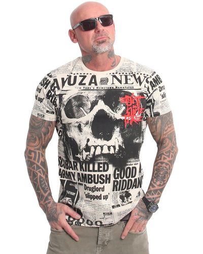 Yakuza T-Shirt Newsflash - Grau
