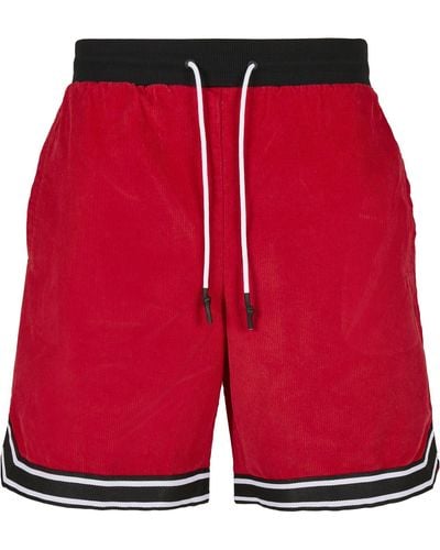 Cayler & Sons & Stoffhose CSBL Reverse Banned Cord Shorts (1-tlg) - Rot