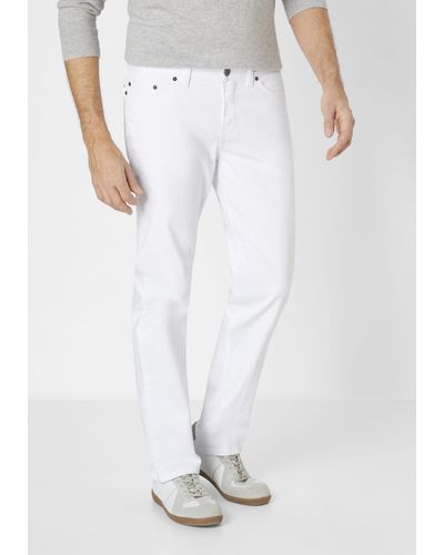 Paddock's Slim-fit- PIPE Weiße Jeans mit Motion & Comfort Elastizität