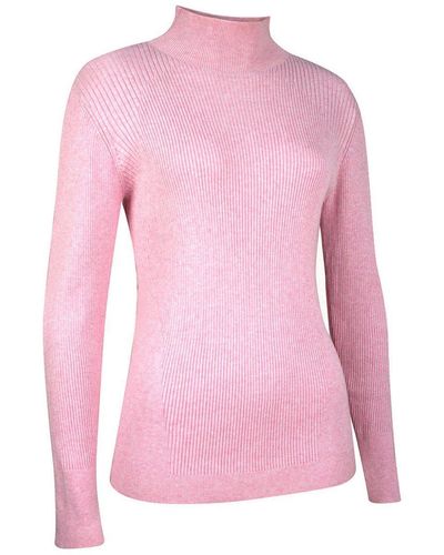 Callaway Apparel Trainingspullover Body Mapped Pullover Pink Nectar