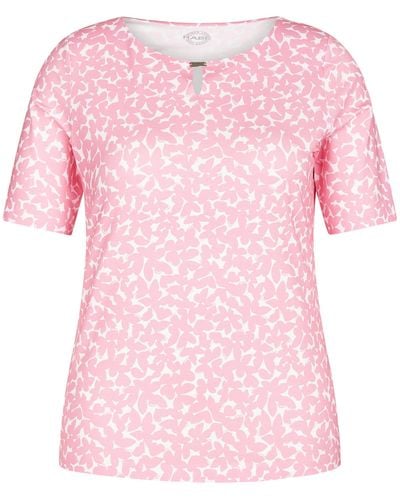 Rabe Langarm-Poloshirt - Pink