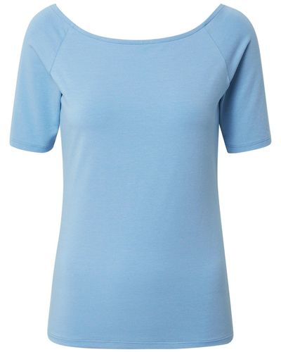 Modström T-Shirt TANSY (1-tlg) Plain/ohne Details - Blau