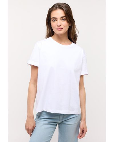 ANGELS Rundhalsshirt T-Shirt Icon Stick - Weiß