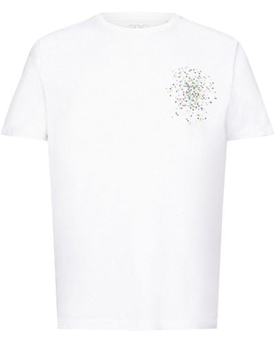 Edc By Esprit T-Shirt mit Print - Weiß