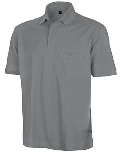 Result Headwear Poloshirt Apex Polo Shirt / Strapazierfähig aus Mischgewebe - Grau