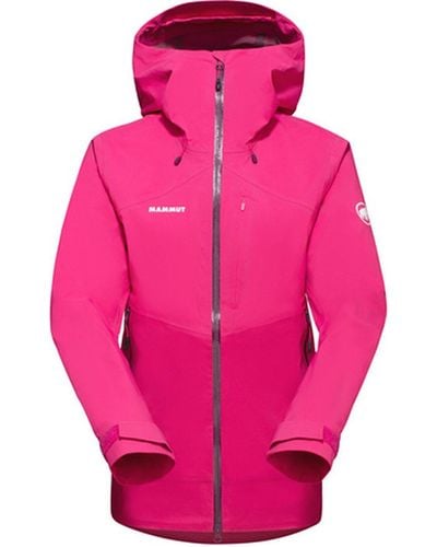 Mammut Anorak Alto Guide HS Hooded Jacket Women - Pink