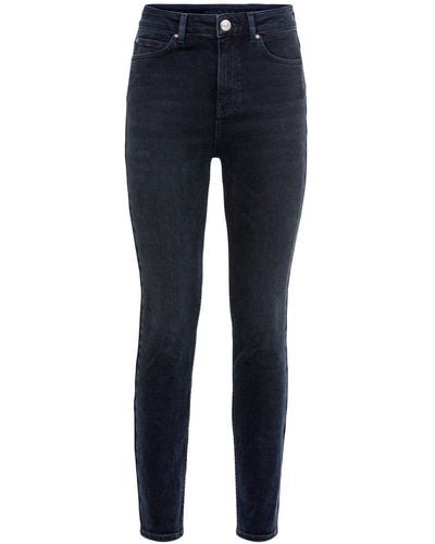 Hallhuber Skinny-fit-Jeans Waist Skinny ELLA aus Candiani Denim - Blau
