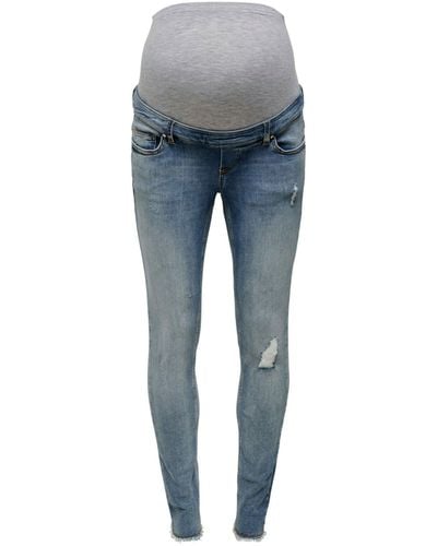 ONLY Skinny-fit-Jeans Blush (1-tlg) Plain/ohne Details, Weiteres Detail - Blau