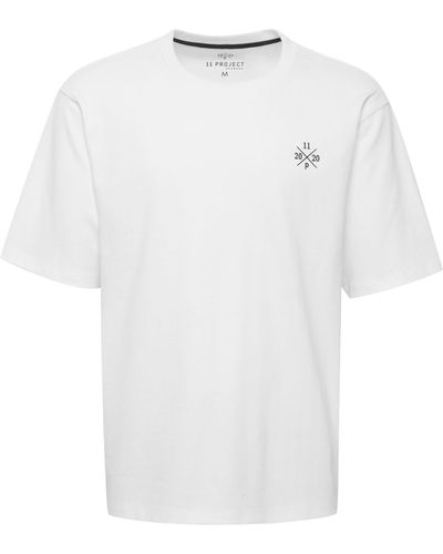 11 Project PROlie T-Shirt O-Neck - Weiß