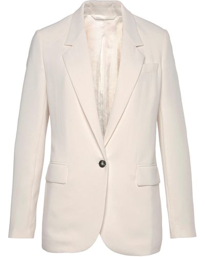 Lascana Longblazer mit Reverskragen und Schlitz hinten, blazer, elegant-chic - Natur