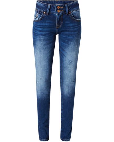 LTB Slim-fit-Jeans Molly (1-tlg) Weiteres Detail, Patches, Plain/ohne Details - Blau