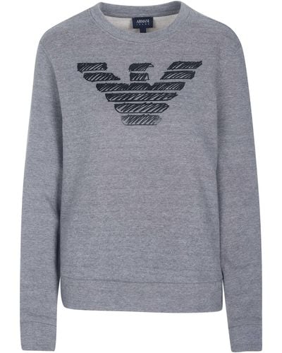 Armani Jeans Sweater Pullover dunkelgrau