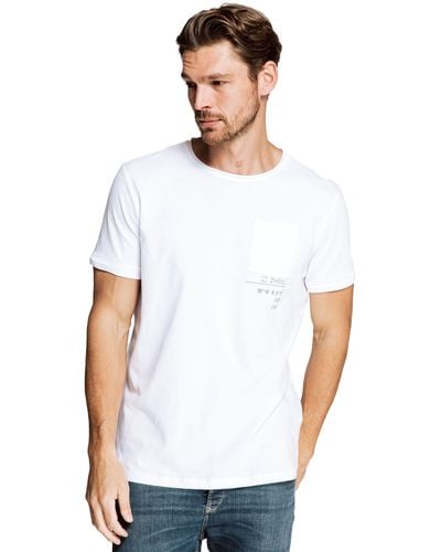 Zhrill T-Shirt PIERRE White (0-tlg) - Weiß