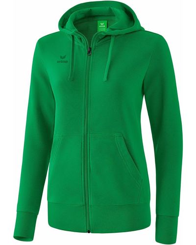 Erima Sweatshirt Basic Kapuzensweatjacke - Grün