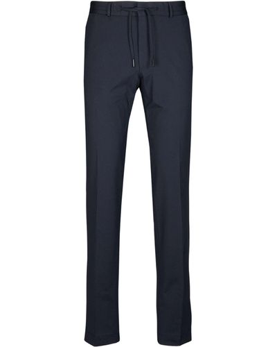 Karl Lagerfeld Anzughose mir elastischem Bund (1-tlg) - Blau