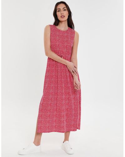 Threadbare Sommerkleid THB Hopper Midi Dress - Pink