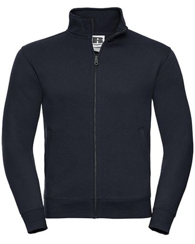 Russell Sweatjacke Authentic Sweat Jacket / 3-lagiger Sweatshirt-Stoff - Blau