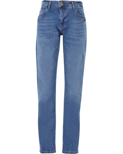 2Y Premium Premium Bequeme Jeans 2Y Basic Straight Fit Denim - Blau