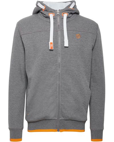 Solid Sweatjacke SDBenjaminZip - Grau