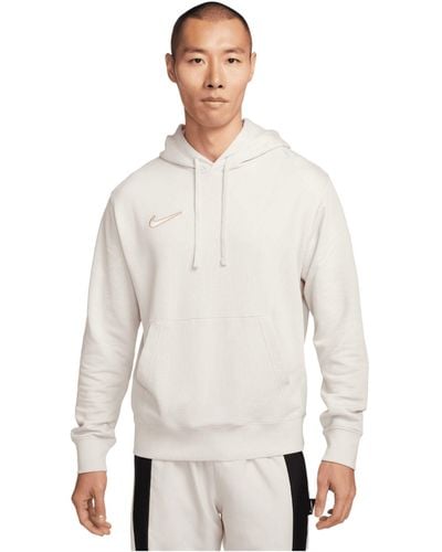 Nike Sweater Club Fleece Hoody - Weiß