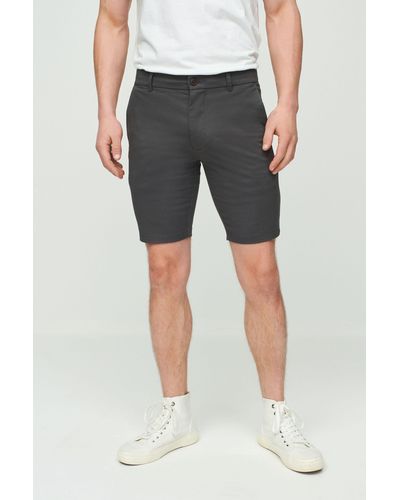 Next Skinny Fit Chinoshorts mit Stretch (1-tlg) - Grün