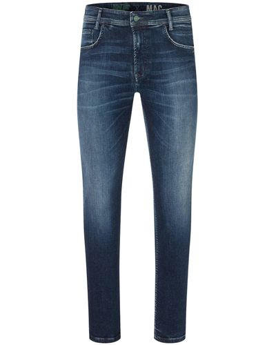 M·a·c 5-Pocket- Jeans "flexx Denim" (1-tlg) - Blau