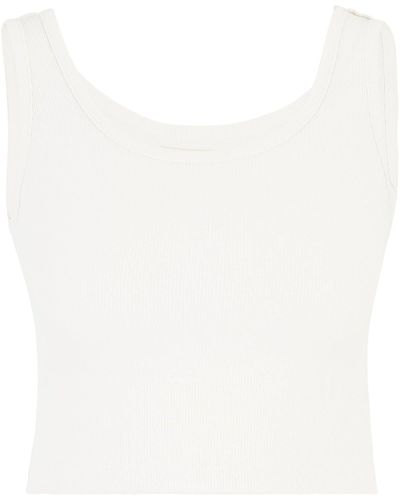Aéropostale Shirttop (1-tlg) Plain/ohne Details - Weiß