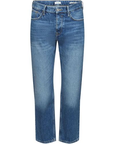 Esprit 5-Pocket- Gerade geschnittene Jeans - Blau