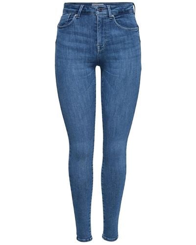 ONLY Regular-fit-Jeans ONLPOWER MID SK PUSH REA2981 NOOS - Blau