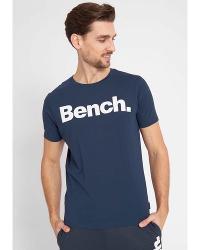 Bench T-Shirt LEANDRO - Blau