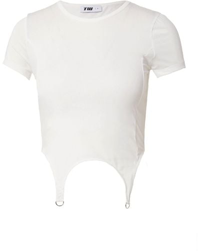 Tally Weijl T-Shirt (1-tlg) Weiteres Detail - Weiß