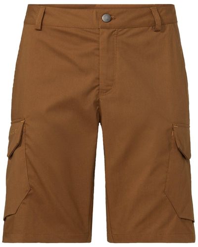 Vaude Funktionshose Men's Neyland Cargo Shorts (1-tlg) Green Shape - Braun