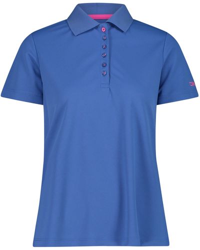 CMP Outdoorbluse Polo Shirt - Blau